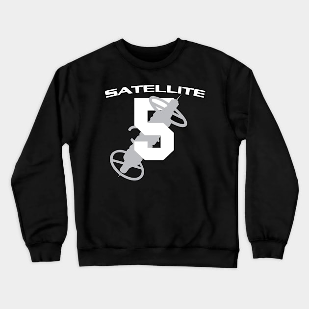 Satellite 5 Crewneck Sweatshirt by MindsparkCreative